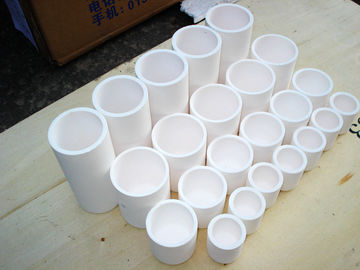 99.6 % Al2O3 Alumina Ceramic Crucible , Lvory High Purity Alumina Crucibles