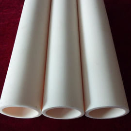 99.6 % Al2O3 Alumina Ceramic Tube , Wear Resistance Alumina Ceramic Pipe