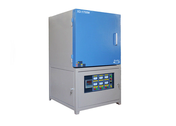 Electric Melting Lab Muffle Furnace 1200 C High Temperature With Cooling Fan