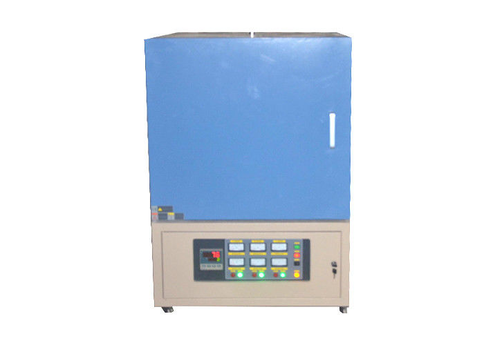 Blue 1800 ℃ Industrial Muffle Furnace 1 - 8L Volume 50 Segments Programmable