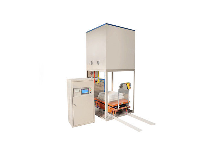 1700 °C Lift Bottom Loading Furnace , Four Side Heating High Efficiency Electric Furnace