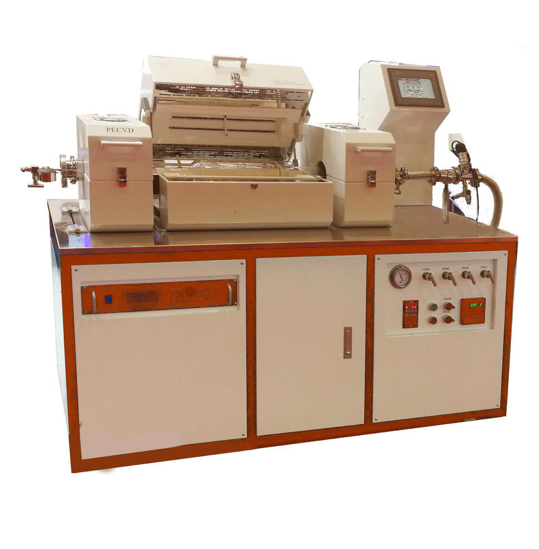 Steel High Temperature Laboratory Furnace PECVD Split Tube Furnace With Quartz Tube