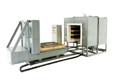 High Temperature Bogie Hearth Furnace , Electric Bogie Type Heat Treatment Furnace