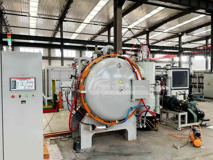 Horizontal Vacuum Furnace with Graphite Hot Zone